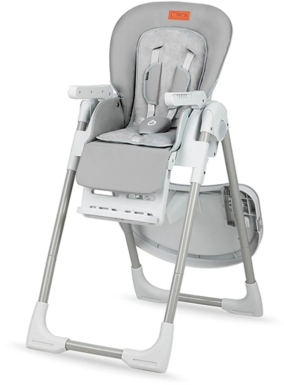 Стільчик для годування MoMi GWAJU light gray